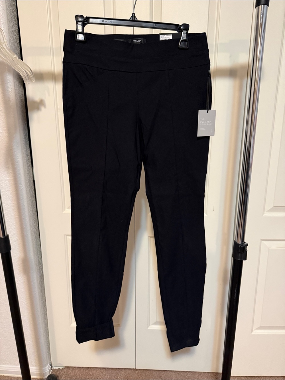 Simply Vera Vera Wang Black Skinny Ponte Pants